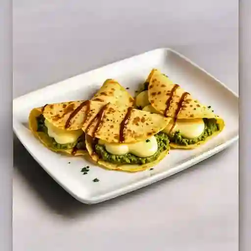 Crepes de Mozarelina Pesto