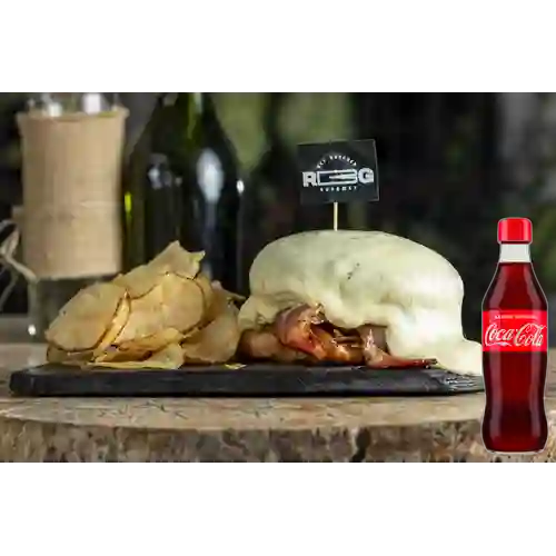 Combo Hamburguesa Burguer Cheese +Cocacola Orig 350ml