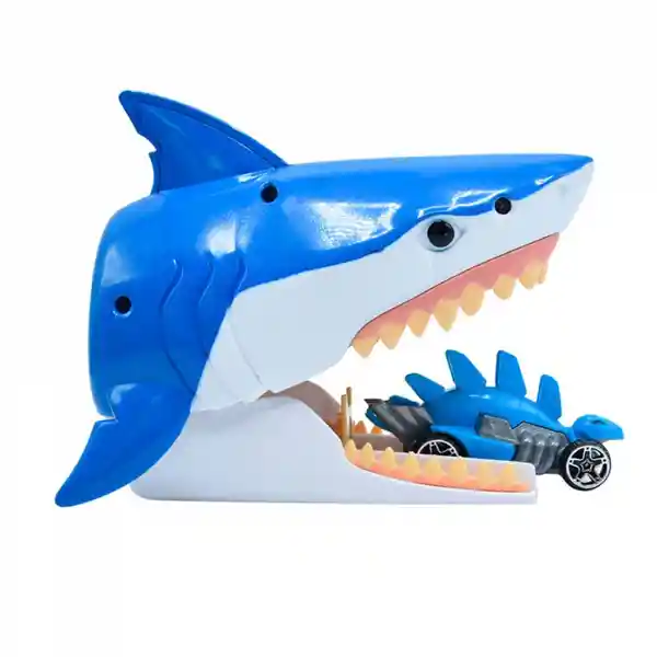 Beast Machine Lanzador Shark Con Carro