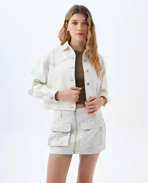 Buzo Mujer Crudo Talla L 629f003 Americanino