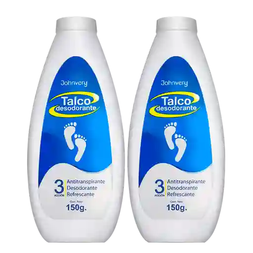 Johnvery Talco Desodorante Antibacterial 150 g