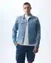 Chaqueta Hombre Azul Talla S 521G000_AZU114604 Americanino