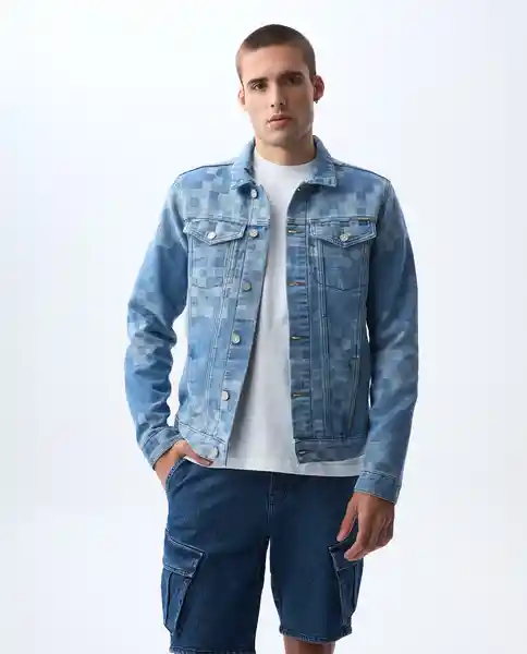 Chaqueta Hombre Azul Talla S 521G000_AZU114604 Americanino