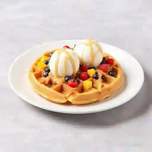 Waffle de Helado