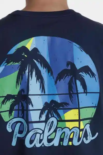 Camiseta Manga Corta Hawaian Garden Hombre Talla L Speedo