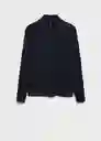 Jersey Antiguap Navy Talla L Hombre Mango