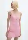 Vestido Giselle Chicle Talla S Mujer Mango