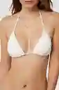 ONeill Top Bikini Saltwater Solids Venice Crema Talla M