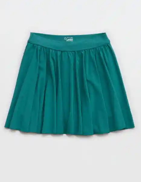 Falda Aerie Verde Talla: X-SMALL 1568387 American Eagle