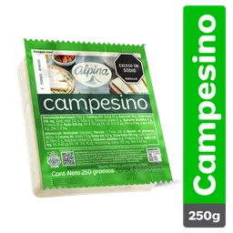 Alpina Queso Campesino Bloque 250 g