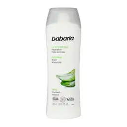 Babaria Leche Corporal Reparadora Piel Normal Aloe y Vitamina E