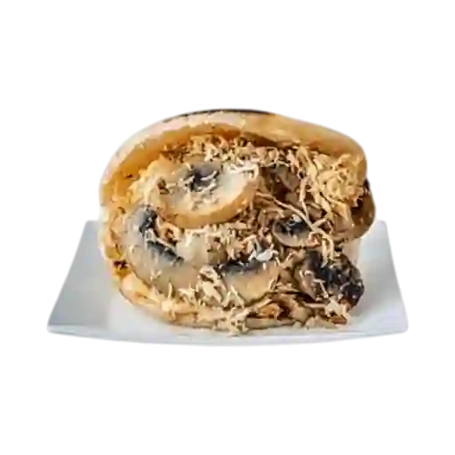 Arepa de Carne y Champiñones