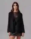 Blazer Mujer Negro Noche Ultraoscuro Talla XS 66033 Rifle