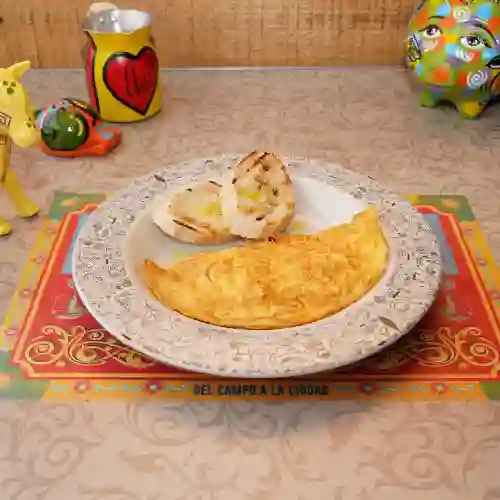 Omelette Jamón y Queso.