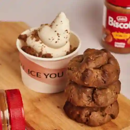 Helado de Yogourt + Cookie Chunks