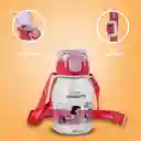 Vaso Plástico Correa Para el Hombro Snoopy Rojo 600 mL Miniso