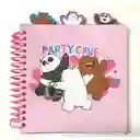 Cuaderno Argollado Con Marcapáginas de 100 Hojas Pdq Miniso