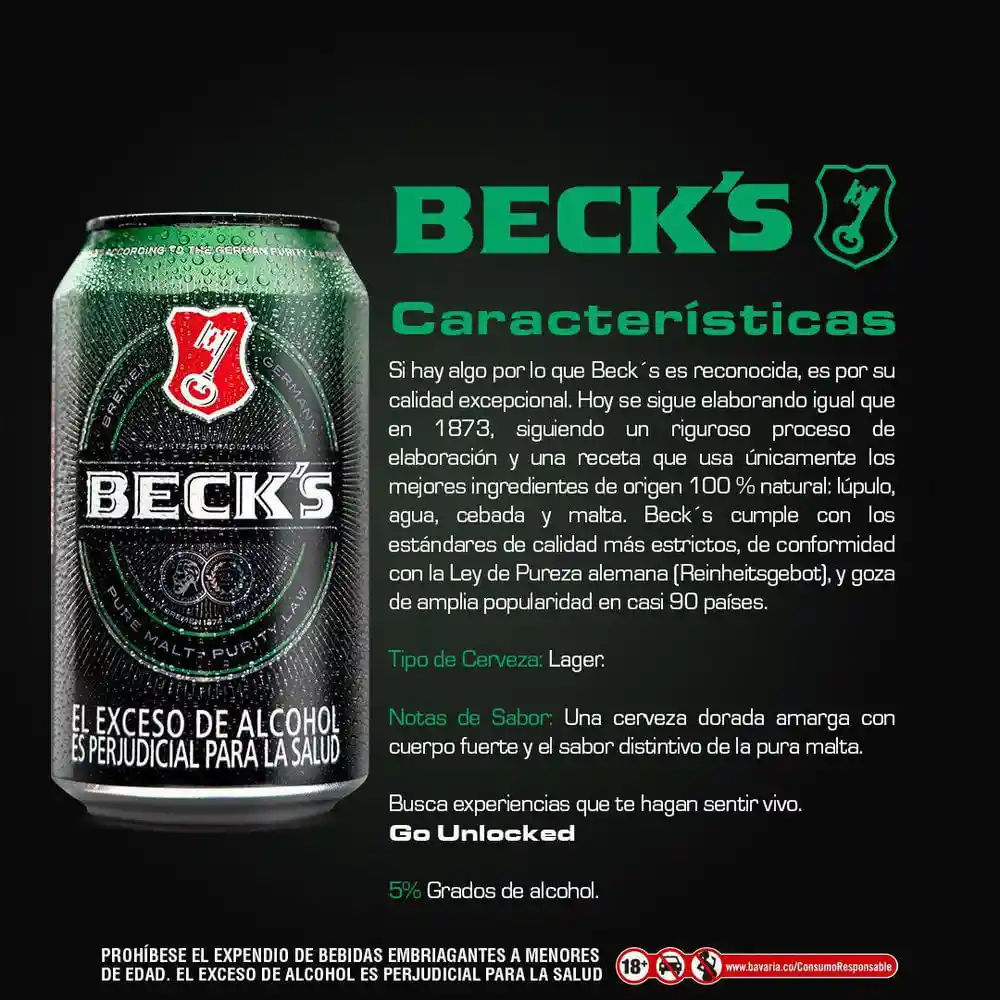 Beck's Cerveza Dorada