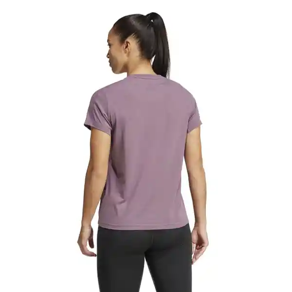 Adidas Camiseta Tr-es Crew Para Mujer Morado Talla XS
