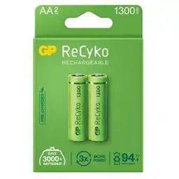 Gp Pila Recargable 1300 Mah 130Aahc AA