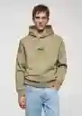 Buzo Sudadera Atelier Khaki Talla XS Hombre Mango