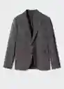 Blazer Americana Travel Gris Talla 50 Hombre Mango