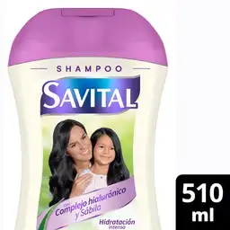 Savital Shampoo con Ácido Hialurónico y Sábila