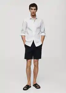 Camisa Palmar Blanco Talla XL Hombre Mango