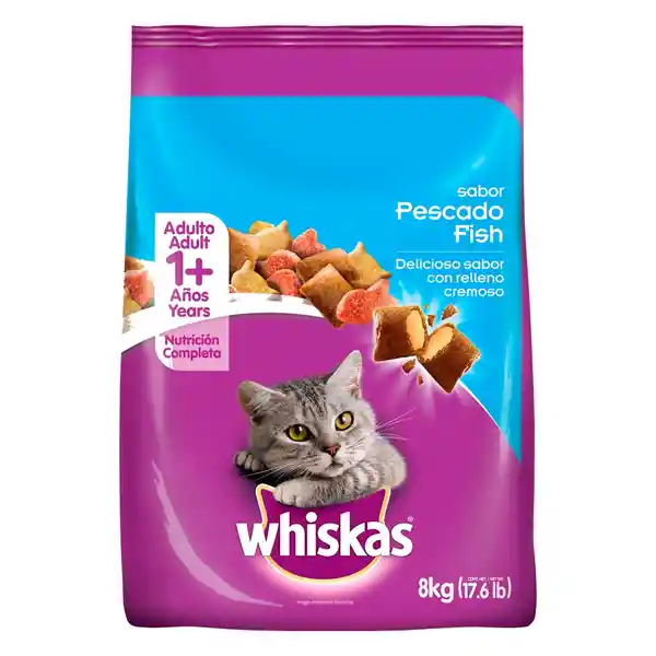 Whiskas Alimento Para Gato Sabor a Pescado