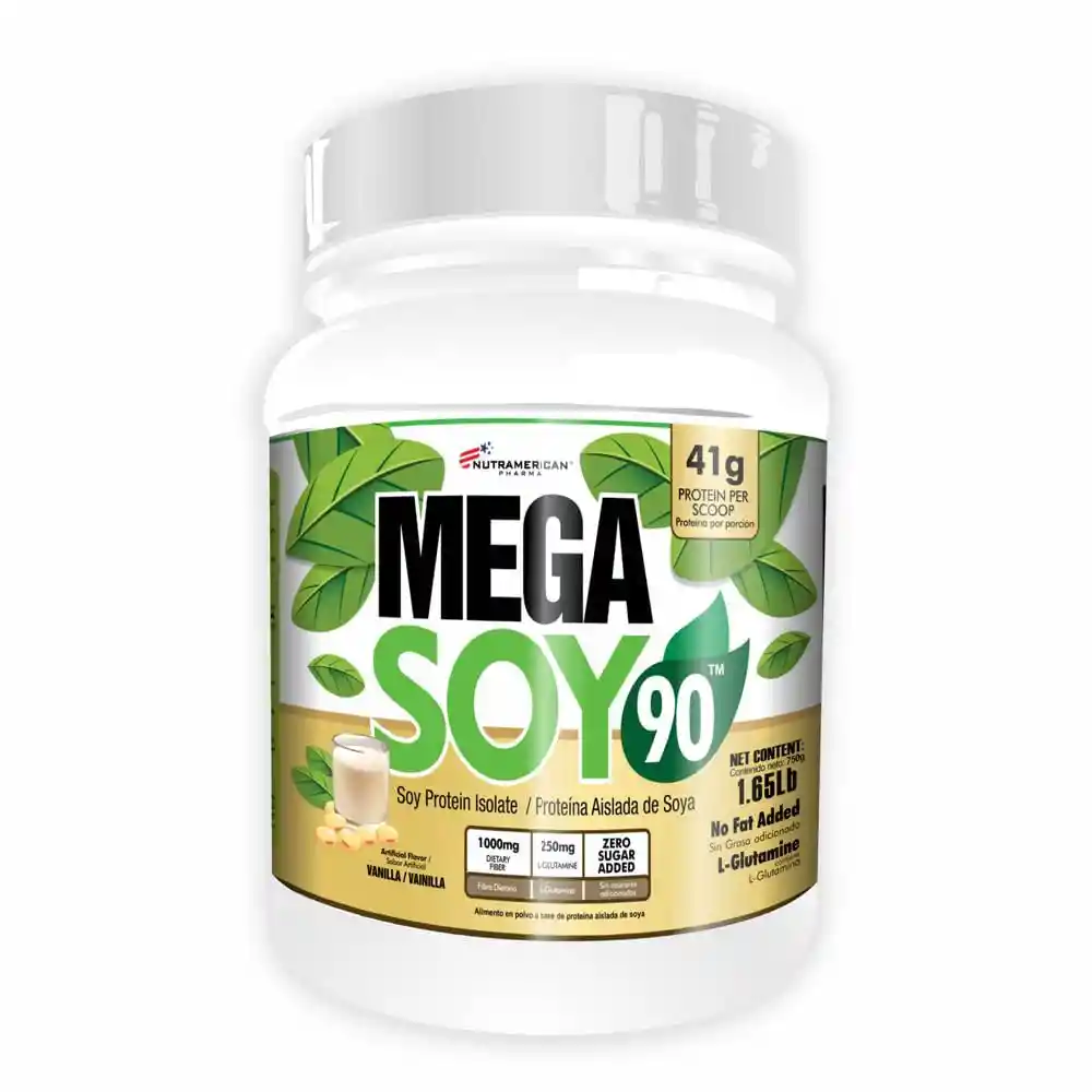 NUTRAMERICAN Mega Soy Proteína Aislada De Soya