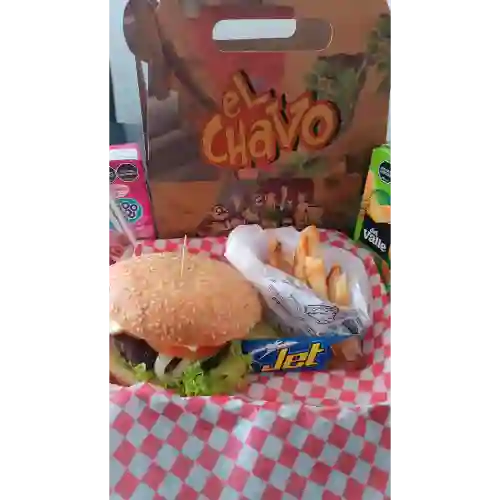 Hamburguesa Cajita Raccolto Infantil