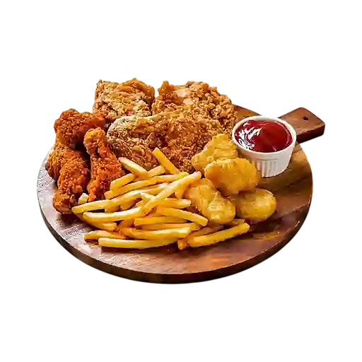 Bandeja de Pollo Broaster