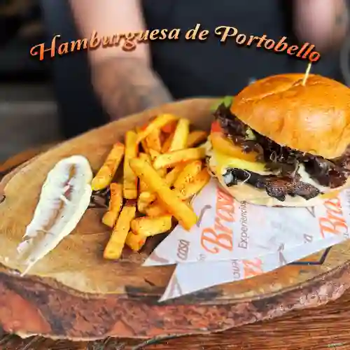 Hamburguesa Portobello Asado