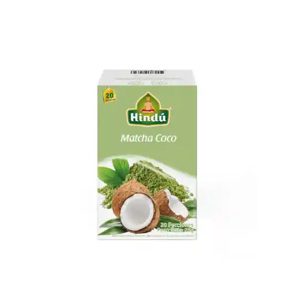 Hindu té Verde Matcha Coco y Nata