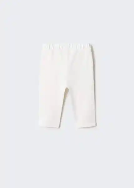 Pantalón Cleanp Niños Off White Talla 64 Mango