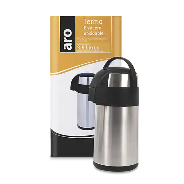 Doble Pared Aro Termo Acero Inoxidable3.5 L