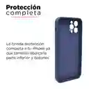 iPhone Miniso Case Para Celular12 Pro Tpu Azul Oscuro