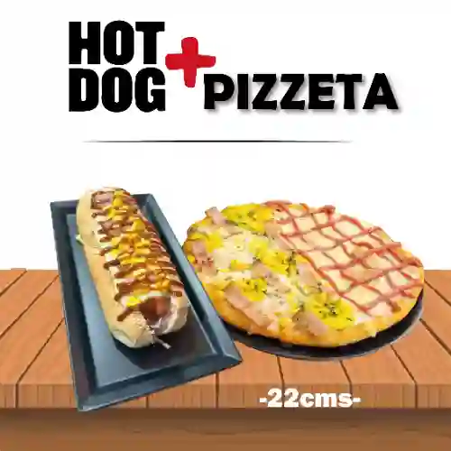 Pizzeta + Hotdog