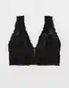 Top Bralette Aerie Negro Talla Medium American Eagle