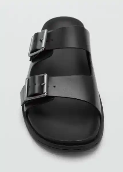 Sandalias Buckle Negro Talla 42 Hombre Mango