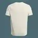 Under Armour Camiseta Run Trail Tee Para Hombre Beige Talla MD