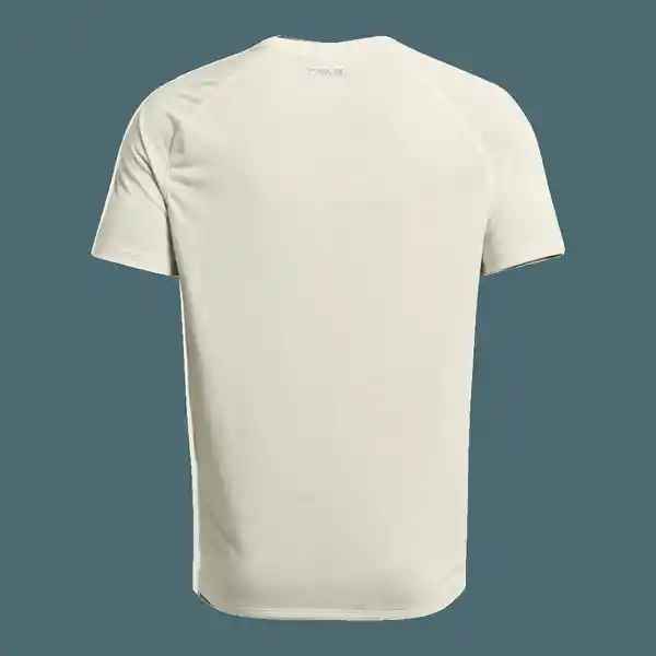 Under Armour Camiseta Run Trail Tee Para Hombre Beige Talla MD