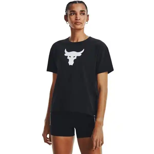 Under Armour Camiseta Rock Brahma Hw Mujer Negro LG 1378973-001