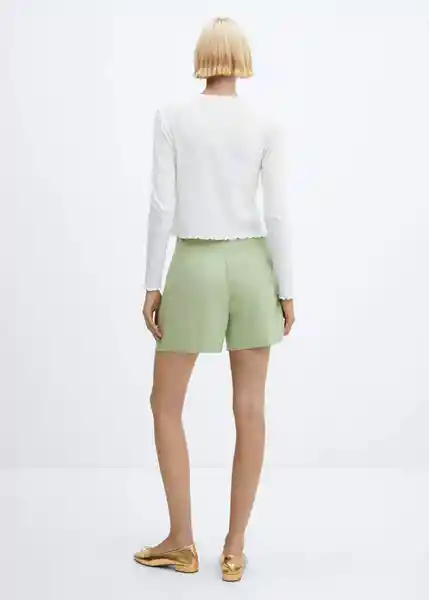 Short Ali-W Mujer Manzana Talla S Mango