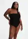 Traje del Bañador Milosp Negro Talla 28 Mujer Mango