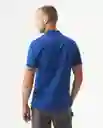 Camiseta Polo Muscle Azul Sodalita Ultraoscuro Talla L Chevignon