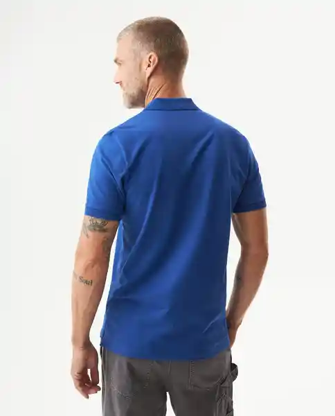 Camiseta Polo Muscle Azul Sodalita Ultraoscuro Talla L Chevignon