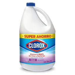 Blanqueador Clorox Flores de Lavanda Botella 3.8 lt