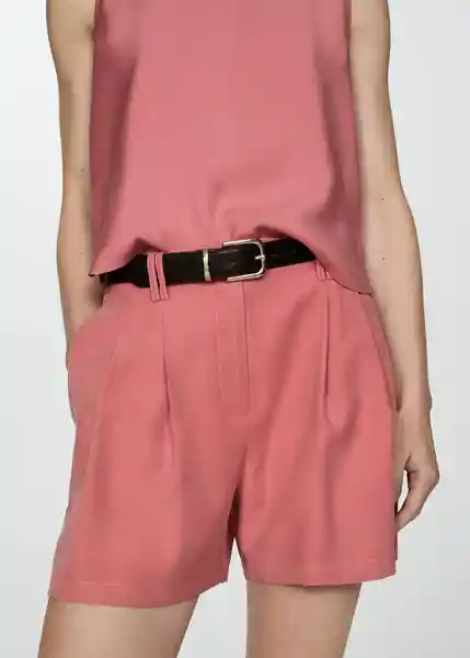 Short Bosco-h Rosa Pastel Talla S Mujer Mango