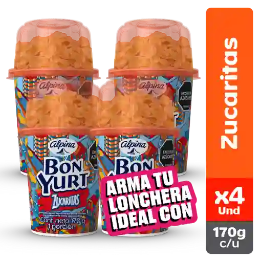 Bon Yurt Pack Yogurt con Copa de Cereal Zucaritas